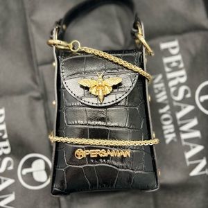 Persaman New York Purse (Black)- 5W x 7H